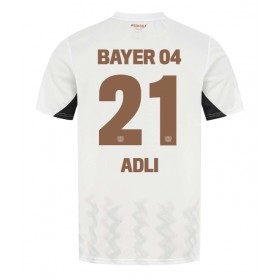 Bayer Leverkusen Amine Adli #21 Auswärtstrikot 2024-25 Kurzarm